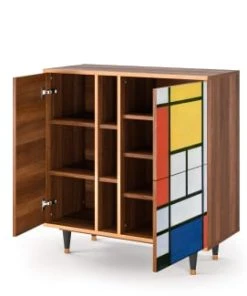Storyz Buffet Multicolore 3 Portes L 94 Cm -Boutique Belamp buffet multicolore 3 portes l 94 cm 23