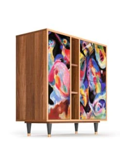 Storyz Buffet Multicolore 3 Portes L 94 Cm -Boutique Belamp buffet multicolore 3 portes l 94 cm 27