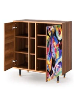 Storyz Buffet Multicolore 3 Portes L 94 Cm -Boutique Belamp buffet multicolore 3 portes l 94 cm 29