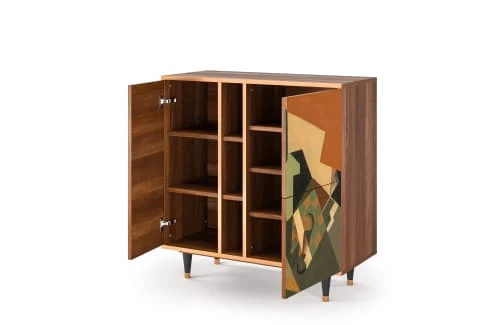 Storyz Buffet Multicolore 3 Portes L 94 Cm 6 Storyz Buffet Multicolore 3 Portes L 94 Cm – Image 6