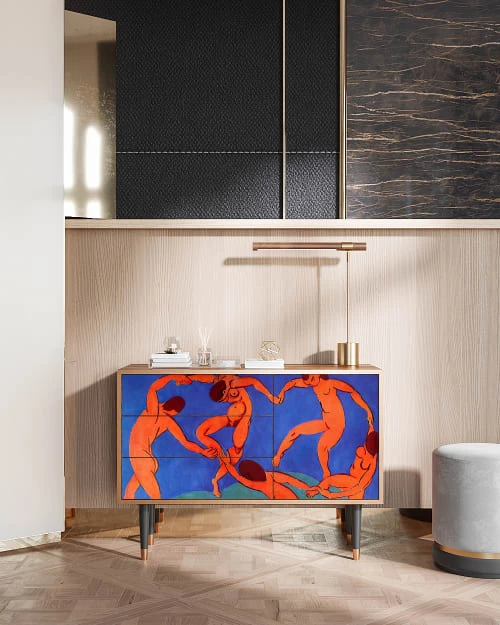 Storyz Buffet Multicolore 3 Tiroirs Et 1 Porte L 115 Cm 2 Storyz Buffet Multicolore 3 Tiroirs Et 1 Porte L 115 Cm – Image 2