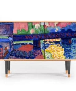 Storyz Buffet Multicolore 3 Tiroirs Et 1 Porte L 115 Cm