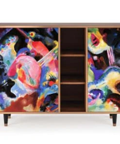 Storyz Buffet Multicolore 3 Tiroirs Et 1 Porte L 125 Cm