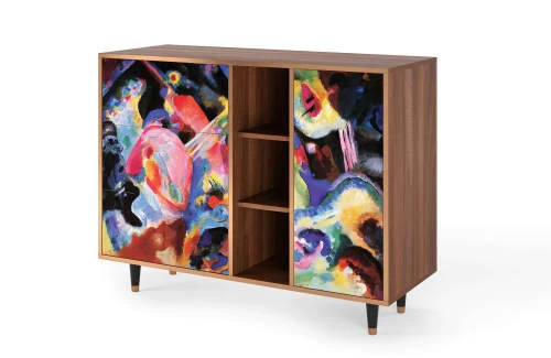 Storyz Buffet Multicolore 3 Tiroirs Et 1 Porte L 125 Cm 3 Storyz Buffet Multicolore 3 Tiroirs Et 1 Porte L 125 Cm – Image 3