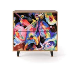 Storyz Buffet Bordeaux 4 Portes L 94 Cm 11 Storyz Buffet Bordeaux 4 Portes L 94 Cm -Boutique Belamp buffet multicolore 4 portes l 94 cm kandinsky