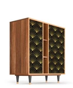 Storyz Buffet Noir 3 Portes L 94 Cm -Boutique Belamp buffet noir 3 portes l 94 cm 3