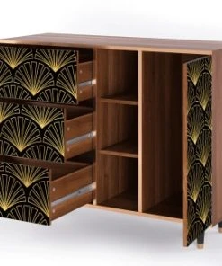 Storyz Buffet Noir 3 Tiroirs Et 1 Porte L 125 Cm 11 Storyz Buffet Noir 3 Tiroirs Et 1 Porte L 125 Cm -Boutique Belamp buffet noir 3 tiroirs et 1 porte l 125 cm 4