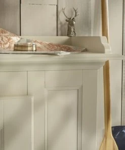 Robin Des Bois Buffet Patiné 1 Porte 110 Cm Blanc -Boutique Belamp buffet patine 1 porte 110 cm blanc 4