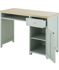 Maisons Du Monde Bureau 1 Porte Et 1 Tiroir Vert De Gris -Boutique Belamp bureau 1 porte et 1 tiroir vert de gris 1000 3 26 215563 2