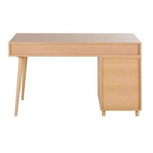 Maisons Du Monde Bureau 1 Tiroir 1 Niche Beige 4 Maisons Du Monde Bureau 1 Tiroir 1 Niche Beige – Image 4