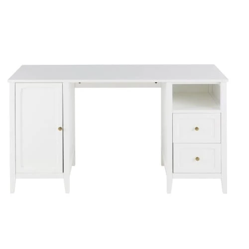 Maisons Du Monde Bureau 2 Tiroirs 1 Niche 1 Porte Blanc 1 Maisons Du Monde Bureau 2 Tiroirs 1 Niche 1 Porte Blanc