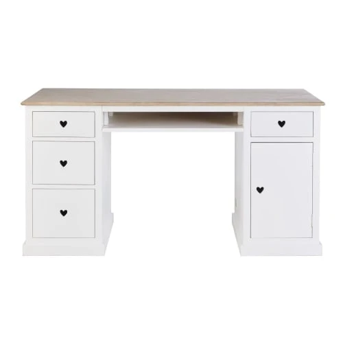 Maisons Du Monde Bureau 4 Tiroirs 1 Porte Blanc 1 Maisons Du Monde Bureau 4 Tiroirs 1 Porte Blanc