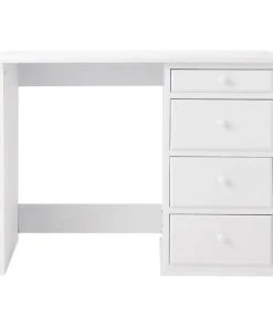 Maisons Du Monde Bureau 4 Tiroirs Blanc