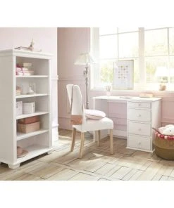 Maisons Du Monde Bureau 4 Tiroirs Blanc -Boutique Belamp bureau 4 tiroirs blanc 1000 14 7 135266 7