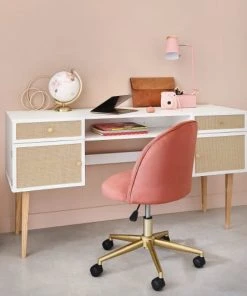 Maisons Du Monde Bureau Bicolore 2 Portes 2 Tiroirs Cannage En Rotin -Boutique Belamp bureau bicolore 2 portes 2 tiroirs cannage en rotin 1000 10 34 206305 7
