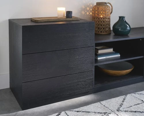 Maisons Du Monde Caisson Pour Buffet Modulable 2 étagères Noir 70x72 4 Maisons Du Monde Caisson Pour Buffet Modulable 2 étagères Noir 70x72 – Image 4