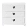 Maisons Du Monde Commode 3 Tiroirs Blanche