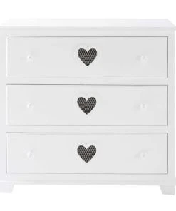 Maisons Du Monde Commode 3 Tiroirs Blanche