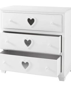 Maisons Du Monde Commode 3 Tiroirs Blanche -Boutique Belamp commode 3 tiroirs blanche 1000 12 15 117193 14
