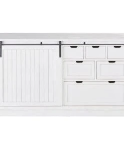 Maisons Du Monde Comptoir 1 Porte 6 Tiroirs Blanc