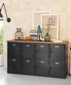 Maisons Du Monde Comptoir Industriel En Métal Gris Anthracite Et Bois De Manguier 11 Maisons Du Monde Comptoir Industriel En Métal Gris Anthracite Et Bois De Manguier -Boutique Belamp comptoir industriel en metal gris anthracite et bois de manguier 1000 0 10 138754 7