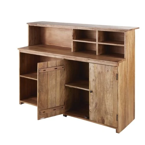 Maisons Du Monde Comptoir Professionnel En Manguier Et Bois Recyclé 2 Maisons Du Monde Comptoir Professionnel En Manguier Et Bois Recyclé – Image 2