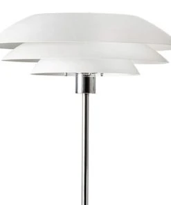 Dyberg Larsen DL45 - Lampadaire En Métal Blanc Mat, H 146 Cm D 45 Cm -Boutique Belamp dl45 lampadaire en metal blanc mat h 146 cm d 45 cm 3