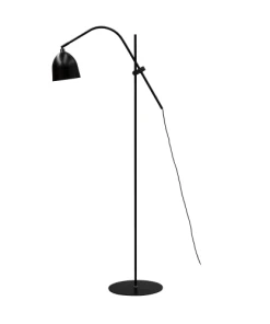 Dyberg Larsen Easton - Lampadaire En Métal Noir, H 145 Cm D 30 Cm
