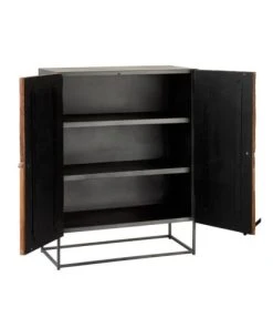 Meubles & Design Grand Buffet Design En Bois Et Métal -Boutique Belamp grand buffet design en bois et metal 4