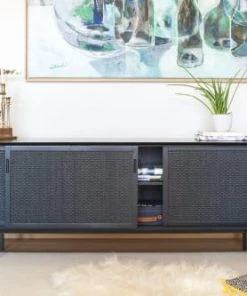 PIB Grande Enfilade En Bois Noir 7 PIB Grande Enfilade En Bois Noir -Boutique Belamp grande enfilade en bois noir 1