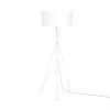 IT'S ABOUT ROMI - Lampadaire Trépied Métal Coton H150cm Blanc