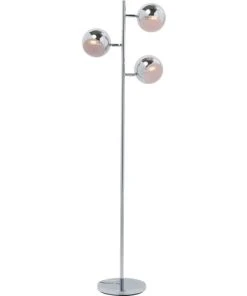 Kare Design Lampadaire 3 Abat-jours En Acier Chromé H151 -Boutique Belamp lampadaire 3 abat jours en acier chrome h151 3