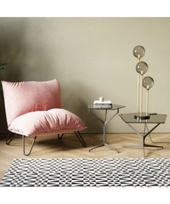 Kare Design Lampadaire 3 Globes En Verre, Acier Doré Et Marbre H83 -Boutique Belamp lampadaire 3 globes en verre acier dore et marbre h83 4