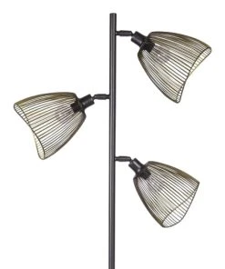 Maisons Du Monde Lampadaire 3 Spots En Métal Noir Et Doré H165 -Boutique Belamp lampadaire 3 spots en metal noir et dore h165 1000 8 34 171742 2