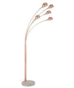 Maisons Du Monde Lampadaire 5 Spots Orientables En Métal Cuivré H.236cm