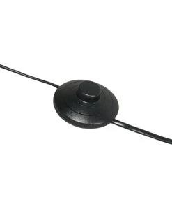 QAZQA Lampadaire à Arc En Acier Noir -Boutique Belamp lampadaire a arc en acier noir 2