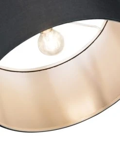 QAZQA Lampadaire à Arc En Acier Noir -Boutique Belamp lampadaire a arc en acier noir 3