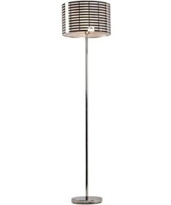 ATHM DESIGN Lampadaire Abat Jour Et Pied Métal Argent -Boutique Belamp lampadaire abat jour et pied metal argent 5