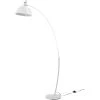 ATHM DESIGN Lampadaire Abat Jour Et Pied Métal Blanc
