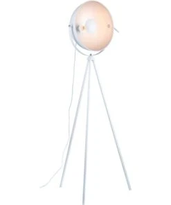 ATHM DESIGN Lampadaire Abat Jour Et Pied Métal Blanc -Boutique Belamp lampadaire abat jour et pied metal blanc 7