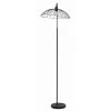 ATHM DESIGN Lampadaire Abat Jour Et Pied Métal Noir