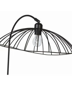 ATHM DESIGN Lampadaire Abat Jour Et Pied Métal Noir -Boutique Belamp lampadaire abat jour et pied metal noir 3
