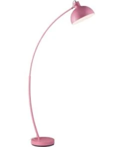 ATHM DESIGN Lampadaire Abat Jour Et Pied Métal Bleu -Boutique Belamp lampadaire abat jour et pied metal rose carmella