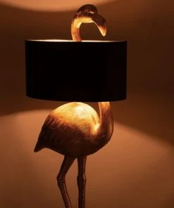 Meubles & Design Lampadaire Art Déco Résine Flamant Rose -Boutique Belamp lampadaire art deco resine flamant rose 3