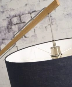 Good & Mojo Lampadaire Bambou/lin Gris H207cm 10 Good & Mojo Lampadaire Bambou/lin Gris H207cm -Boutique Belamp lampadaire bambou lin gris h207cm 4