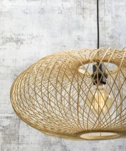 Good & Mojo Lampadaire Bambou Naturel H176cm -Boutique Belamp lampadaire bambou naturel h176cm 3