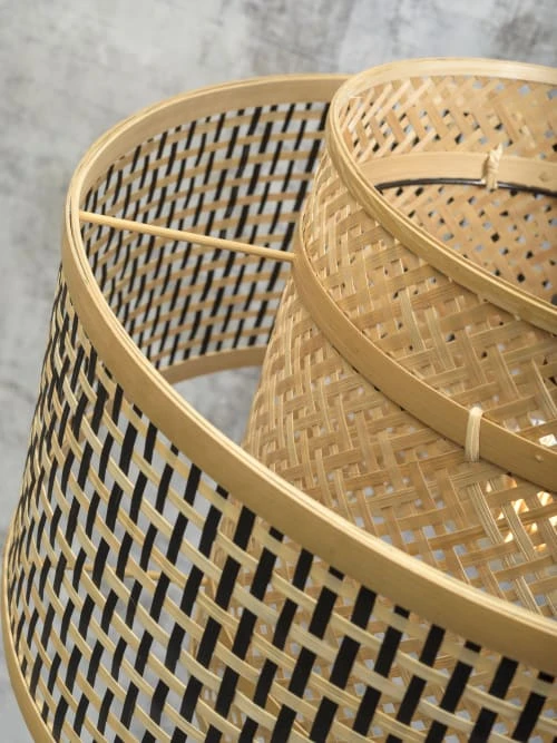 Good & Mojo Lampadaire Bambou Naturel H207cm 5 Good & Mojo Lampadaire Bambou Naturel H207cm – Image 5