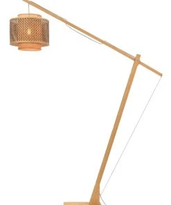 Good & Mojo Lampadaire Bambou Naturel H207cm