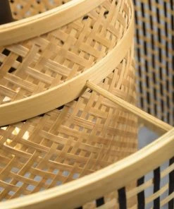 Good & Mojo Lampadaire Bambou Noir H176cm -Boutique Belamp lampadaire bambou noir h176cm 3