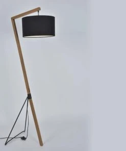 Corep Lampadaire Bois/métal H160cm -Boutique Belamp lampadaire bois metal h160cm 2